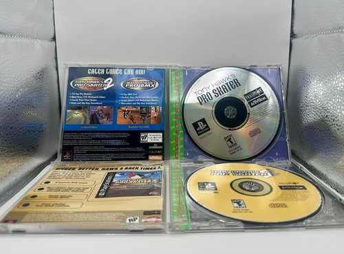 Tony Hawk's Pro Skater 1 2 PlayStation PS1 Games Lot Bundle CIB Complete Manual - Picture 4 of 4