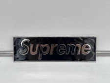 Supreme Box Logo Car Emblem Black FW25 IN HAND SHIPS FAST