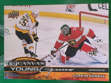 2025-26 UD Series 1 Hockey Joakim Kemell RC Canvas Young Guns C-98 Rookie Mint