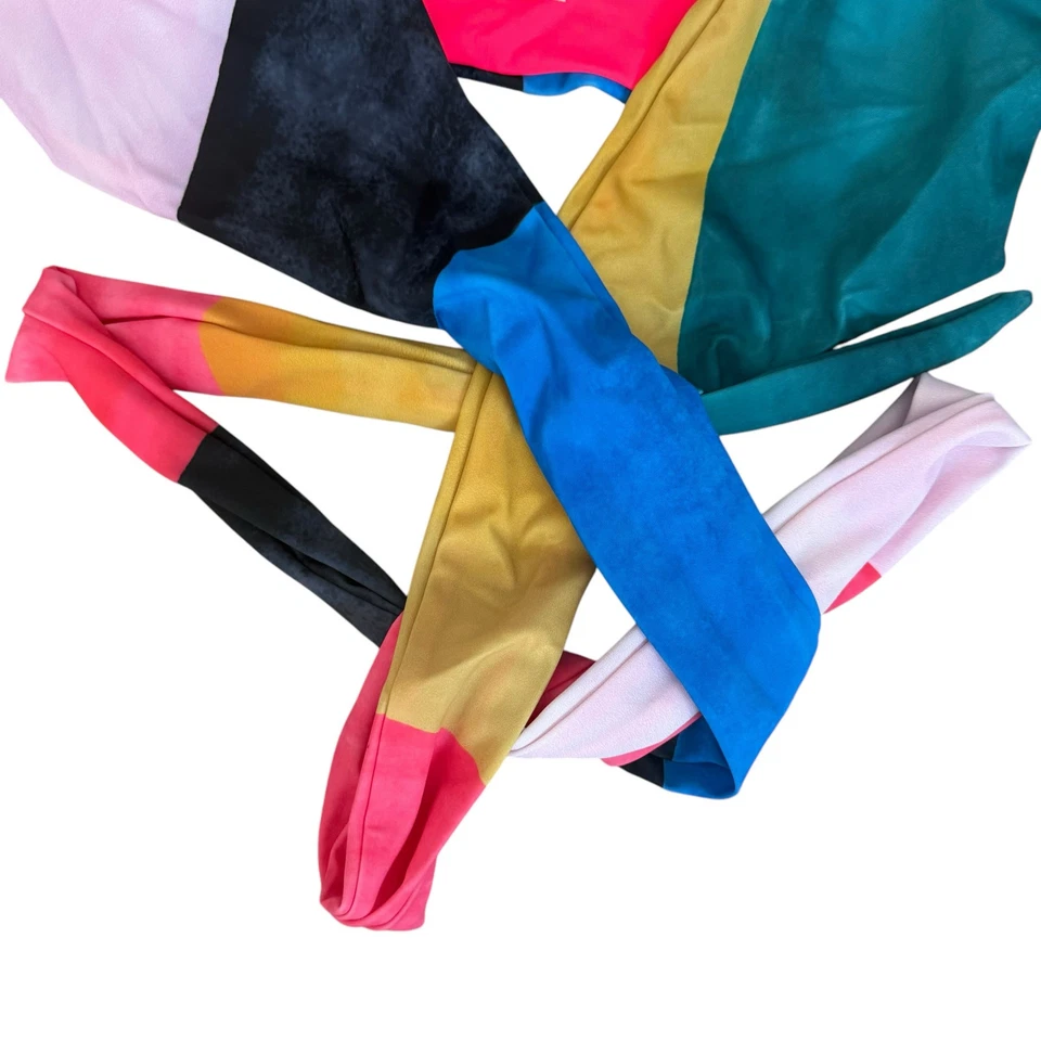 Traje de baño bikini con tirantes multicolor Mara Hoffman Mila talla mediana Foto 4 de 4