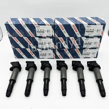 6Pcs 0221504100 Ignition Coils For Bosch BMW 550 545 650 745 750i X5 UF522 UF515