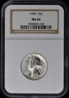1950 Washington Quarter 25C NGC MS66