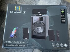 Bravius Atmos Series 11 Smart Home Surround Sound System Black New