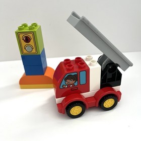 Lego Duplo 10816 Complete My 1st First Cars and Trucks Dump Truck Crane No Box