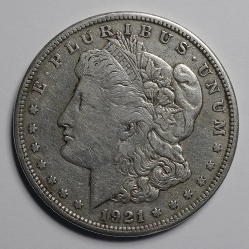 1921-S Morgan Silver Dollar | VF–XF | San Francisco Mint | 90% Silver | $1 Start