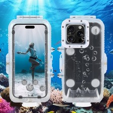 Waterproof Case for iPhone 16 Pro Max 6.9 Inch, IPX8 40m/130ft Underwater Hou...