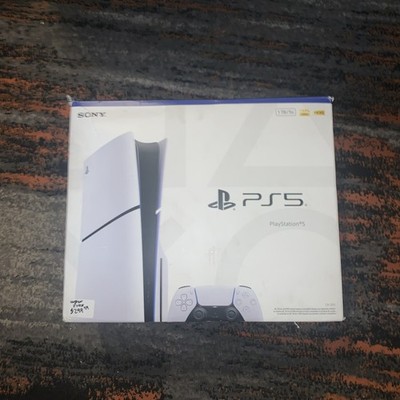 Sony PlayStation 5 Slim Disc PS5 1TB White Console Gaming System CFI-2115