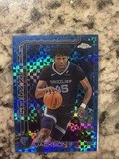 2025-26 Topps Chrome GG Jackson II Blue X-Fractor Color Match #199 IN-HAND SSP