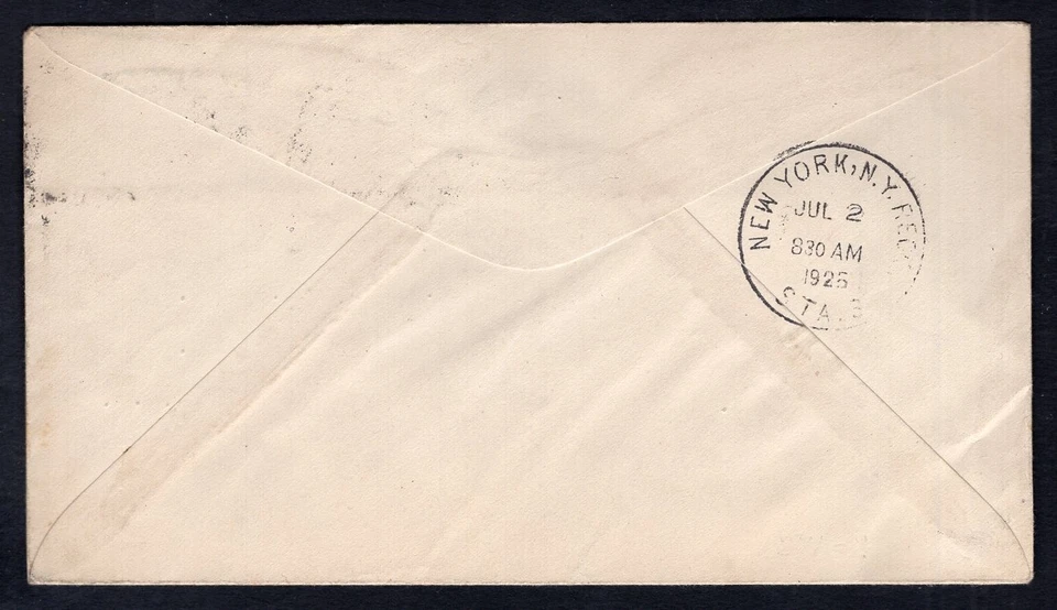 USA 1925 C4 on Airmail Cover Chicago-New York, First Night Flight - Image 2 of 2