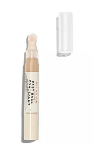 2X - Makeup Revolution Beauty Fast Base Dark Circle Concealer C5 0.15 oz. NEW - Picture 3 of 5