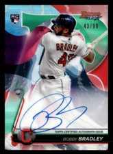 2020 Bowman's Best Best of 2020 Autographs Green Refractor #B20BBB Bobby Bradley
