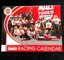 Brand New MAC Tools RACING CALENDAR Pin-Up Posters NHRA Force Prudhomme NASCAR