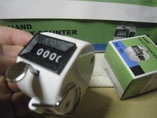 ONE DOZEN NEW Hand Tally Counter 4-digit number Golf Clicker 2" FULL CASE FreSHP