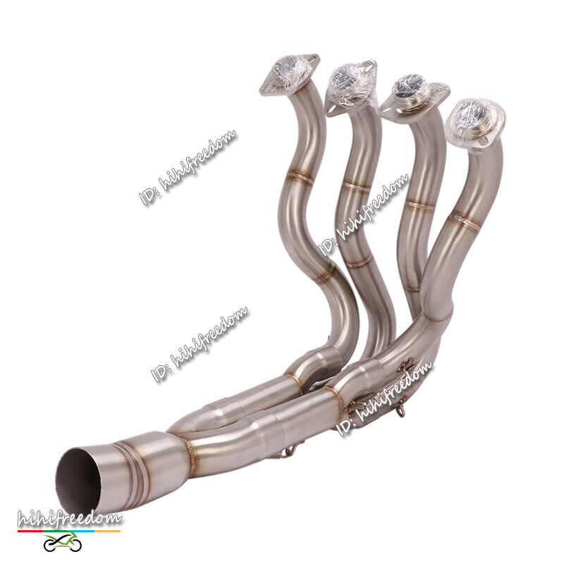 For Kawasaki Ninja ZX6R ZX636 2009-2023 Header Front Pipe Slip On Stock  Exhaust