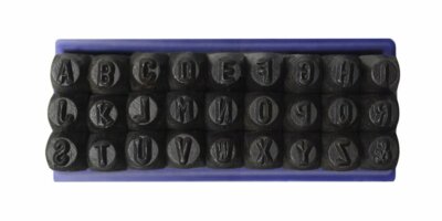 36 Piece Capital Letter Punch Stamp Set – 5/16" (8mm) Steel Punches A To Z - View #3