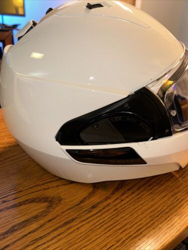 Shark Evo-One 2 White Helmet Blank Modular Helmet Size Large 60 - Picture 3 of 3
