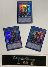 YU-GI-OH Playset: 3x Gishki Psychelone Super Rare HA07-DE056 deutsch Holo