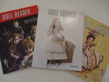 3 Early Issues of DOLL READER Magazine 1983  Automata, Character Babies, MORE 