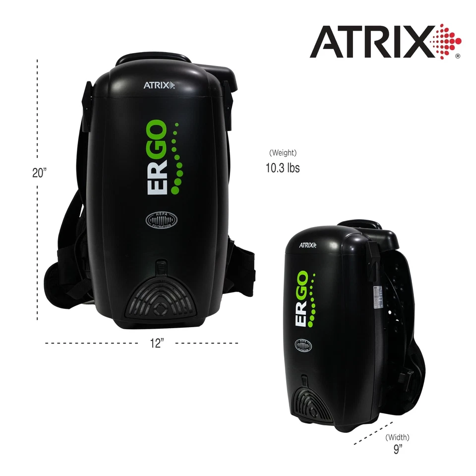 Atrix HEPA Backpack Vacuum Standard Bundle Backpack Vacuum - Image 2 of 4