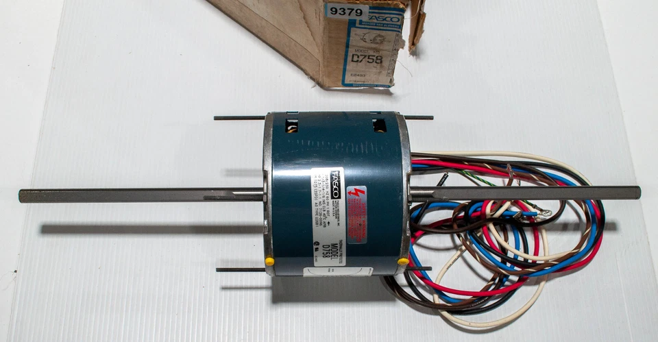 Motor de CA Fasco D758 1/3 1/4 1/6 HP 1075 RPM 7126-0096 Foto 2 de 4