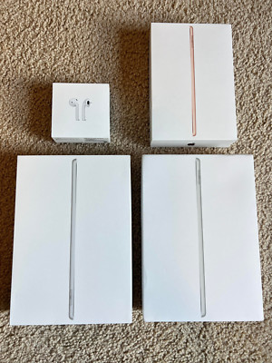 Apple Box Set (Boxes only) - Airpods Gen2, 64GB Ipad Mini Gen5,  Two Ipad Gen9