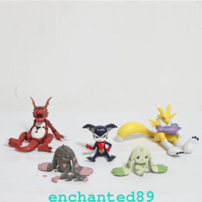 EVO Studios Digimon Guilmon Renamon Lopmon Terriermon Impmon Bundle In Stock Hot
