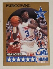 PATRICK EWING 1990-91 NBA Hoops #4 Knicks All-Star HOF Legend
