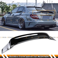 FOR 08-14 MERCEDES BENZ W204 C250 C300 C63 RT STYLE DUCKBILL TRUNK SPOILER WING