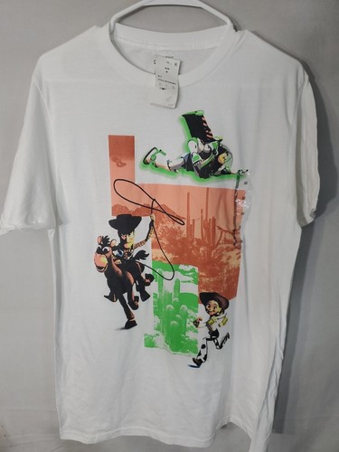 Toy Story T-shirt Men's Size Medium Disney Pixar Woody Buzz Lightyear