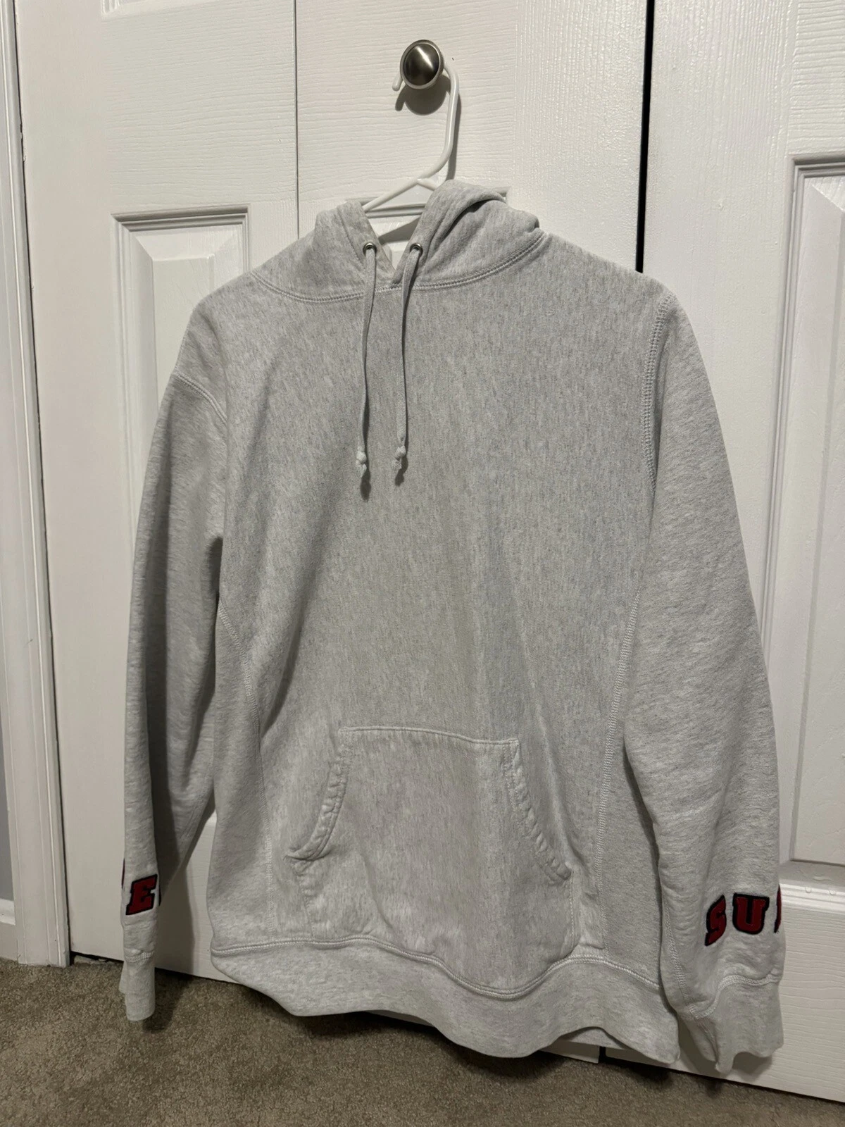 Rare Supreme Hooded Sweatshirt Wrist Logo SS19 Size M