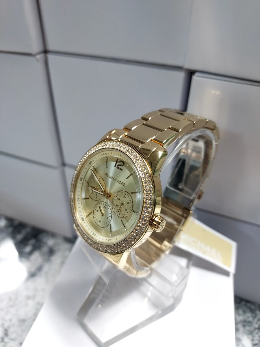 Michael Kors Tibby Gold-Tone Ladies Watch MK6927 | eBay Michael Kors Tibby Gold-Tone Ladies Watch MK6927 | eBay