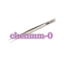 1PCS Precision anti-corrosion fine tweezers straight head clip ZJ