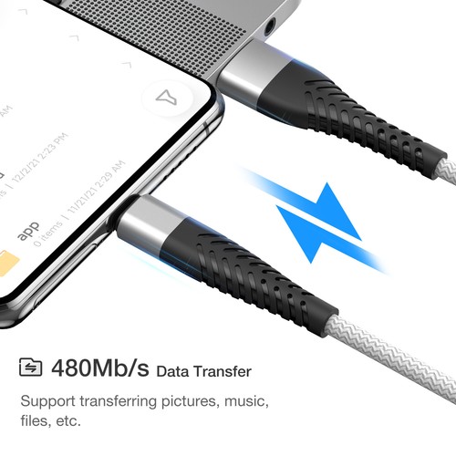Fast Charging USB Cable for Samsung S23 S22 S21 S20 S10 Google 8 7 Charger Cord - Picture 5 of 15