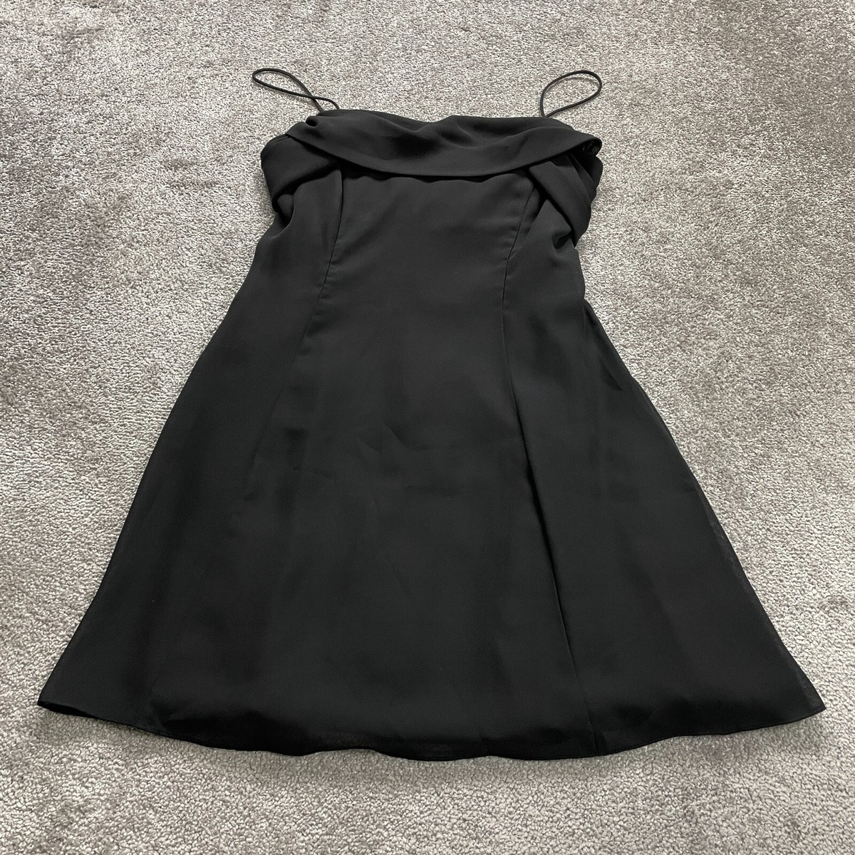 little black dress a line Evelyn Fur-Trimmed Mini A-Line Timeless elegance meets modern ZAPAKA Women Queen Anne Size:XXS Ecom Bridal (2)