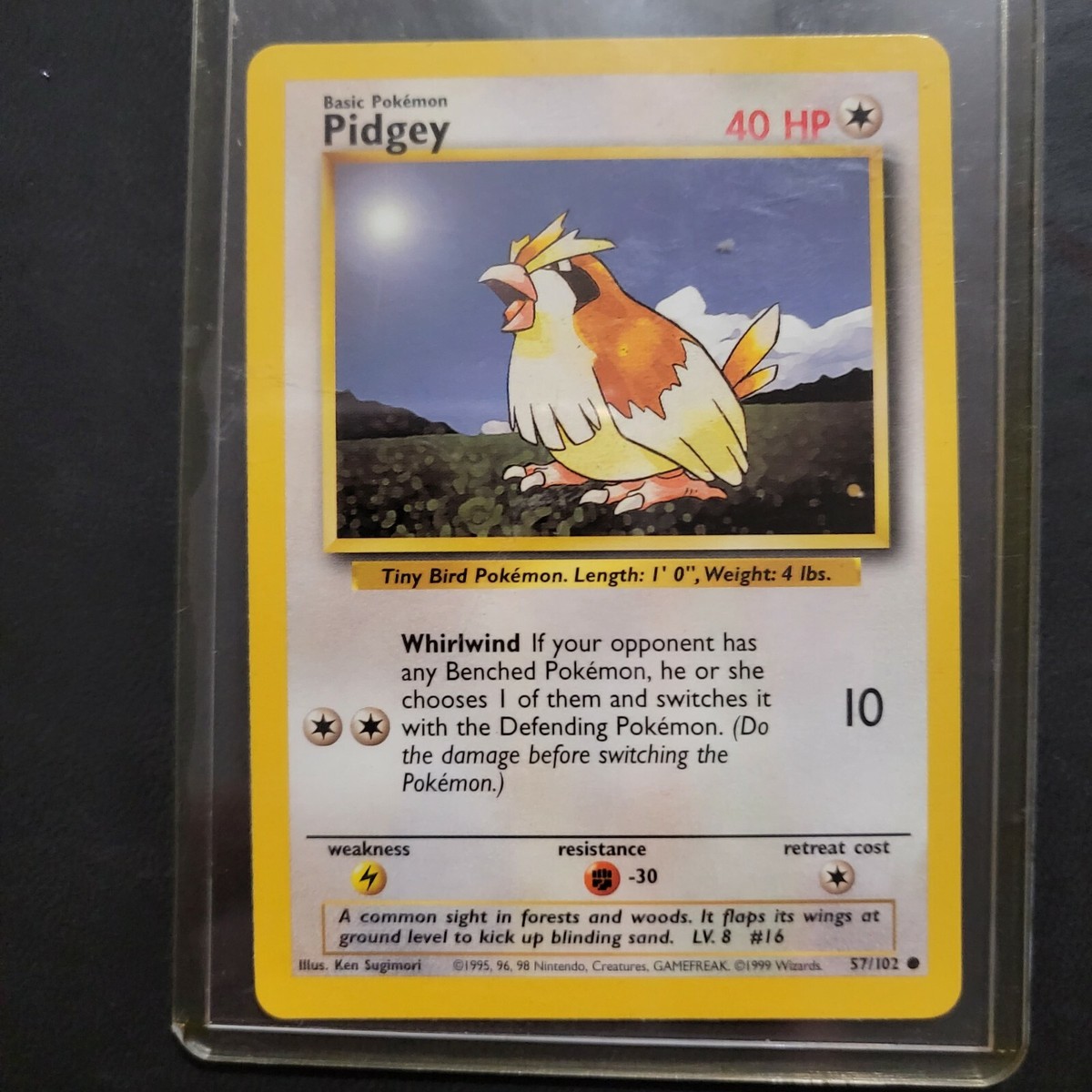 1995 pidgey pokemon card value 401 Games Canada - Koga's - 49/132 - Uncommon that attack does nothing Pidgey [Blue Back] #16 Prices