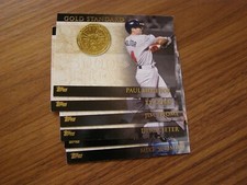 2012 Topps Gold Standard - 6 card baseball lot