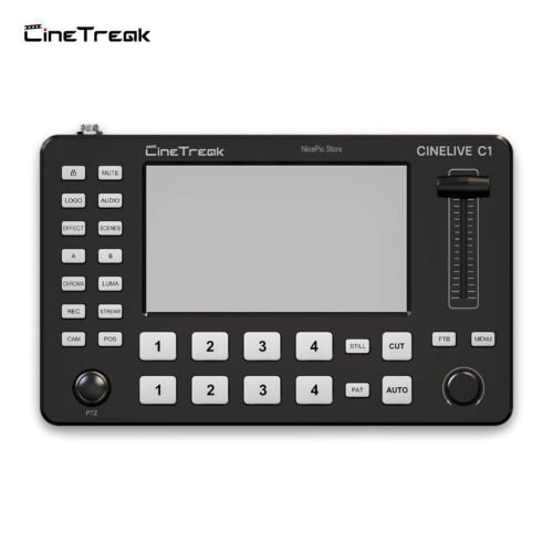 CineTreak CINELIVE C1 4-CH Video Switcher Mixer FHD Multi Format Live Streaming - Picture 2 of 6