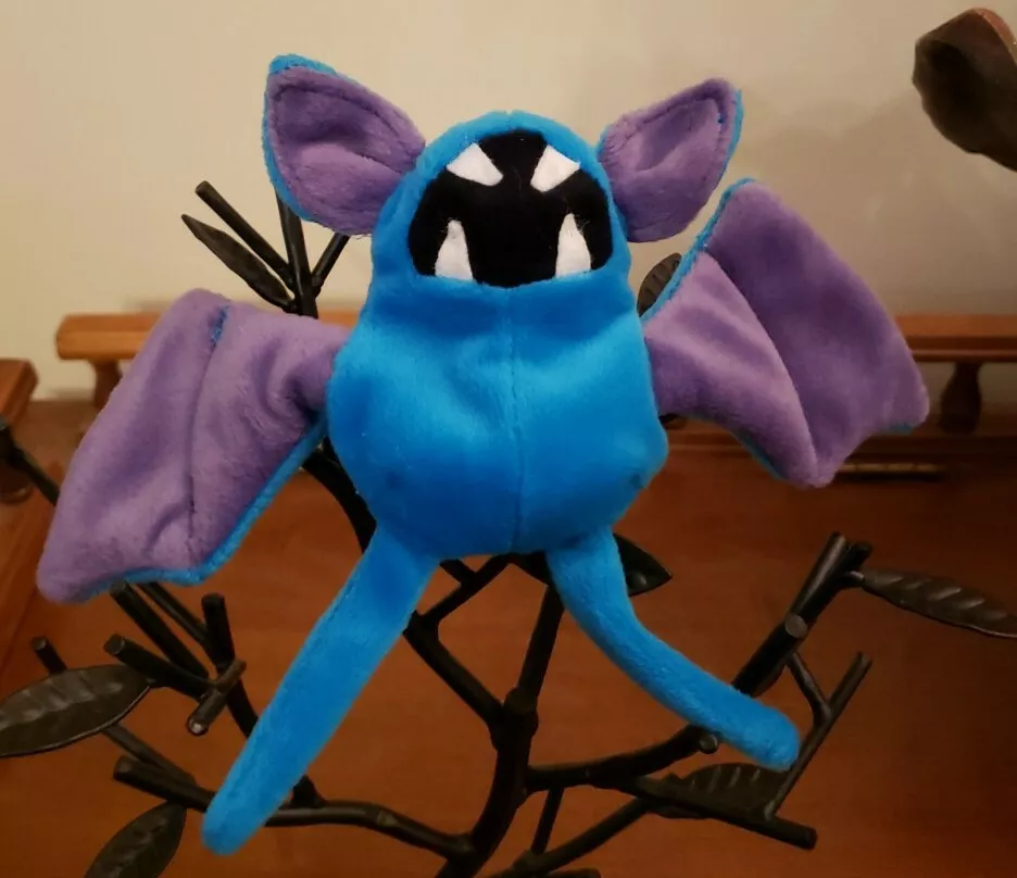 Pokemon Plush ZUBAT KFC Special Edition 1998 doll stuffed figure New in Bag  Toy