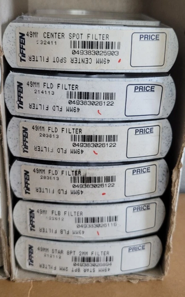 Tiffen Filter - 49mm - NEW - Your Choice, 80A,80B,81A,81B,82A, Star, FLB, FLD - Image 3 of 4