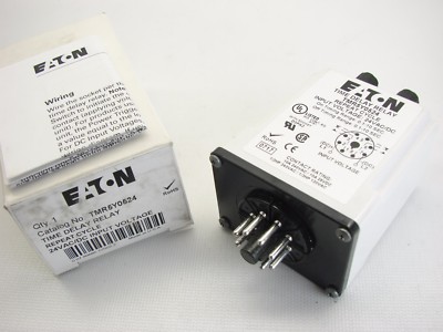 NEW Eaton TMR5Y0524 Time Delay Relay Repeat Cycle 24VAC/DC Input Voltage (B455)
