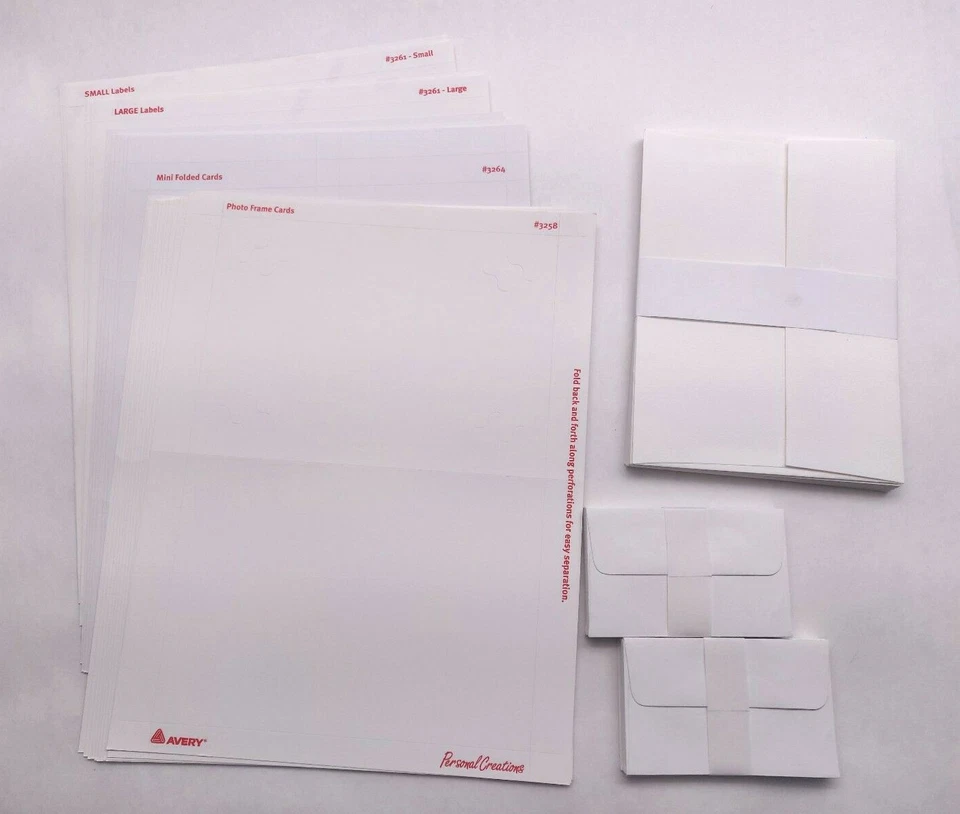 Avery Special Occasion Variety Pack - Inkjet - 36 Blank Greeting Cards & Labels - Image 3 of 4