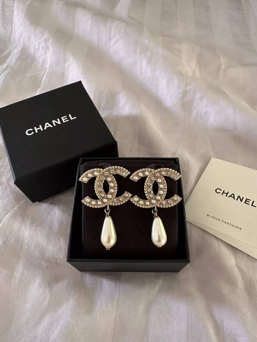Chanel bijoux fantaisie earrings deals