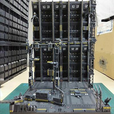 4X Mechanical Chain Action Base Machine Nest For MG 1/100  Model W/ Decals