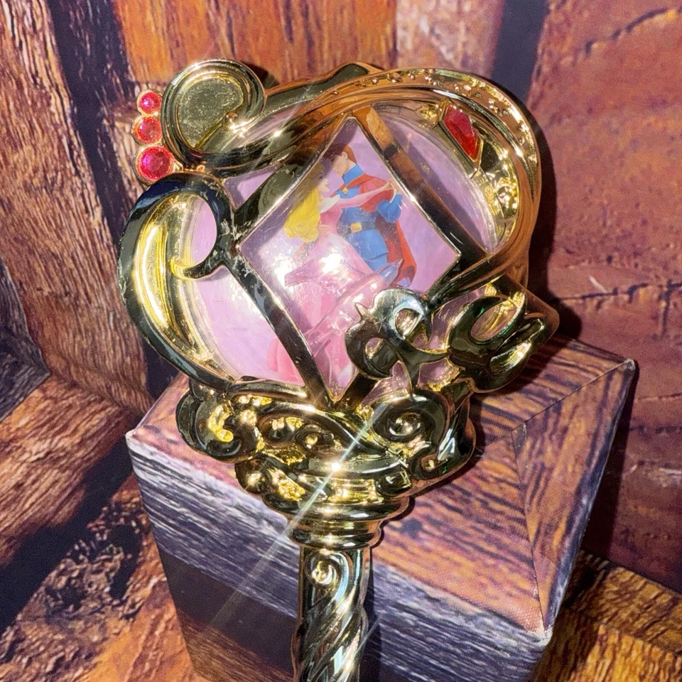 Disney Parks Sleeping Beauty Princess Aurora Light Up Gold Wand Dress Up - Image 3 of 4