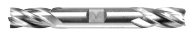 1/2'' Dia. Double End Square 4 Flute M42 Cobalt End Mill Center Cutting