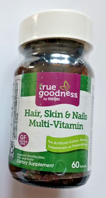 True Goodness Hair, Skin, & Nails Multi-Vitamin 60 Tablets EXP 12/25