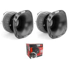 2" 640W 8 Ohm Titanium Compression Driver & Aluminum Short Horn Kit Pair DS18
