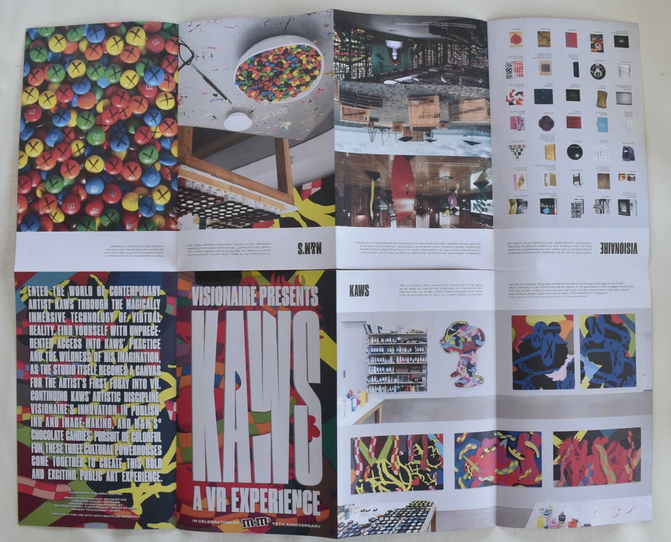 Póster de realidad virtual Kaws x VISIONAIRE x M&M, 2017 Foto 2 de 3