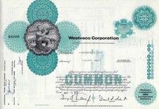 Westvaco Corporation, Delaware, 1970 (32 akcje) - Goodbody & Co