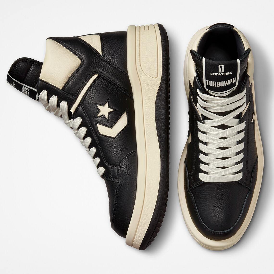 Converse TURBOWPN Rick Owens DRKSHDW Black Cloud Cream (A03945C